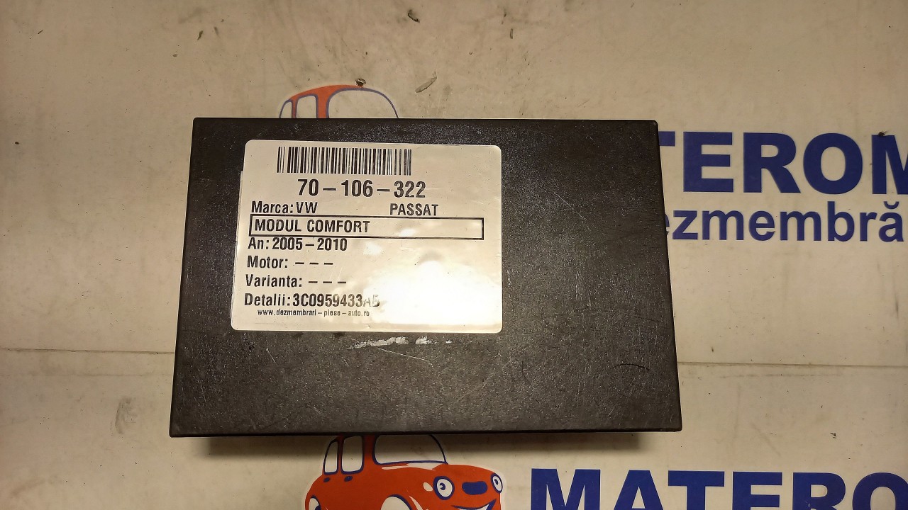 MODUL CONFORT VW PASSAT - - (2005 2010)