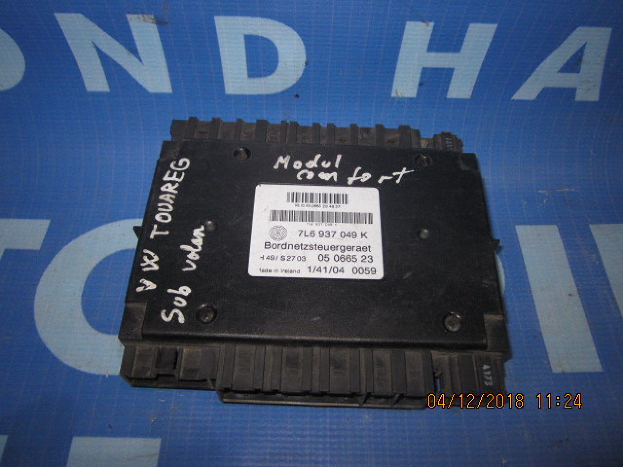 Modul confort VW Touareg; 7L6937049K