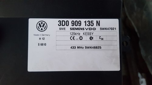 Modul Confort Vw Touareg cod 3D0909135N