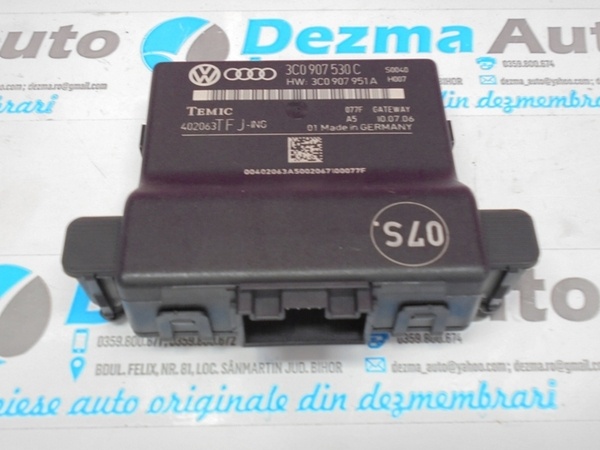 Modul control 3C0907530C, Volkswagen Passat Variant (3C5) 2.0tdi (id:152619)