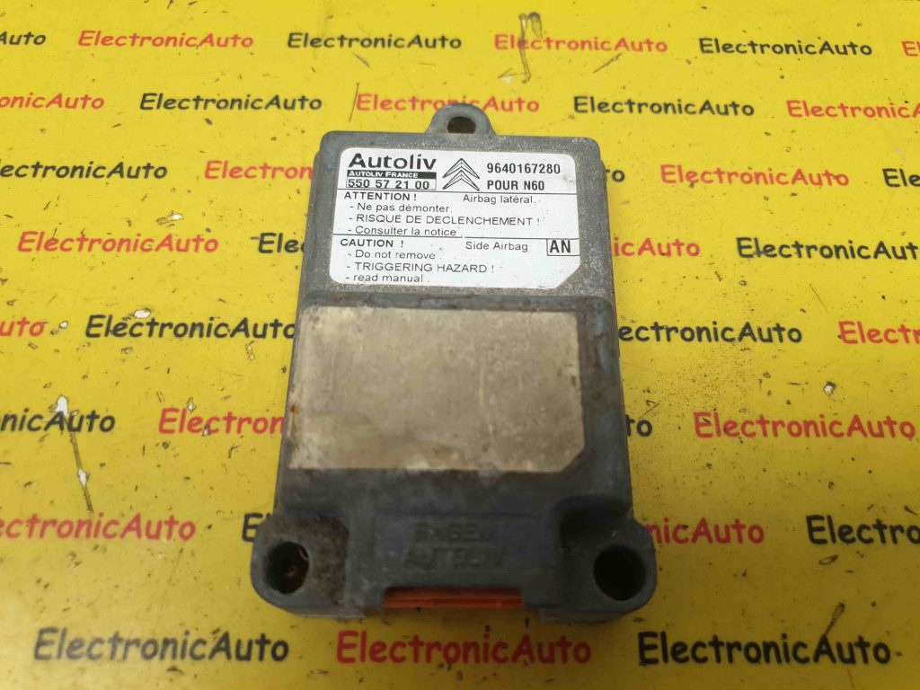Modul Control Airbag lateral Citroen, 9640167280, 550572100, POUR N60