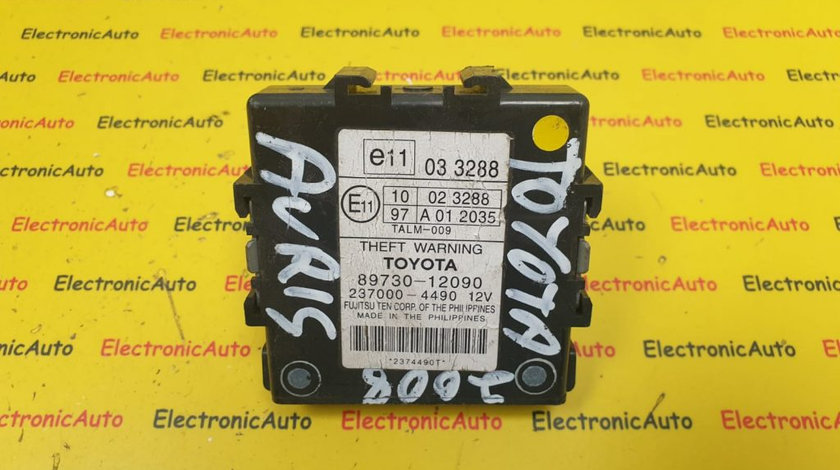 Modul Control Alarma antifurt Toyota Auris Genuine, 8973012090, 2370004490