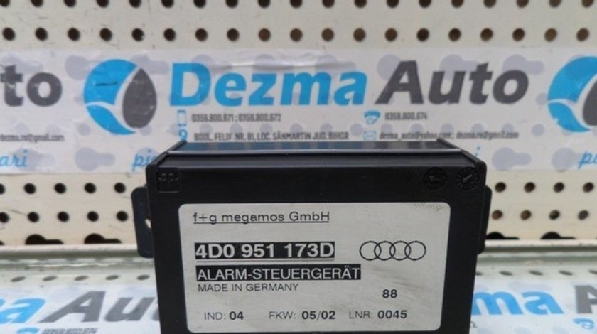 Modul control alarma Audi A6 (4B, C5) 2.5 tdi, 4G0951173D