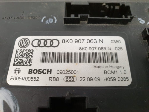 Modul control Audi A4/A5/Q5, 8K0907063N, BCM11.0