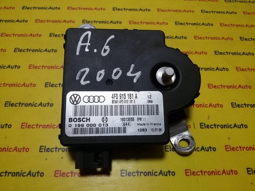 Modul Control Baterie Audi A6, 0199000013, 4F0915181A, 4F0910181E