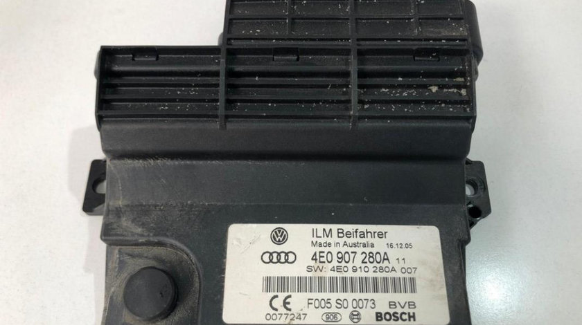 Modul control baterie Audi A8 (2002-2009) [4E] D3 4e0907280a