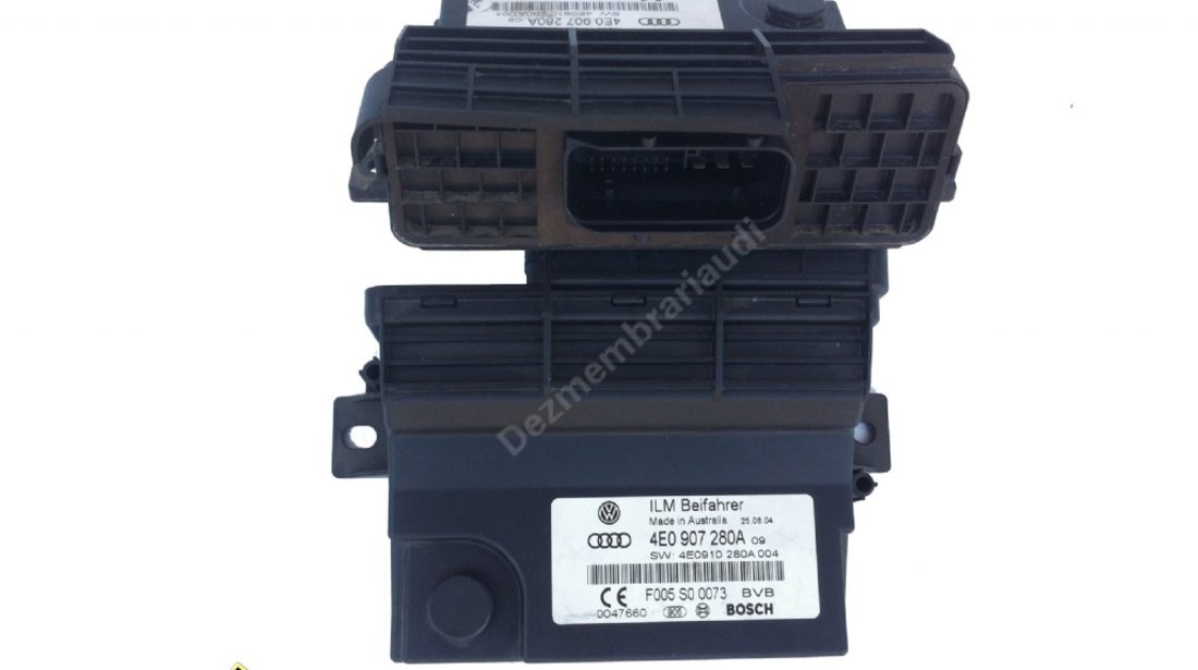 Modul control baterie AUDI A8 D3 4E an 2003 - 2010 cod 4E0907280A