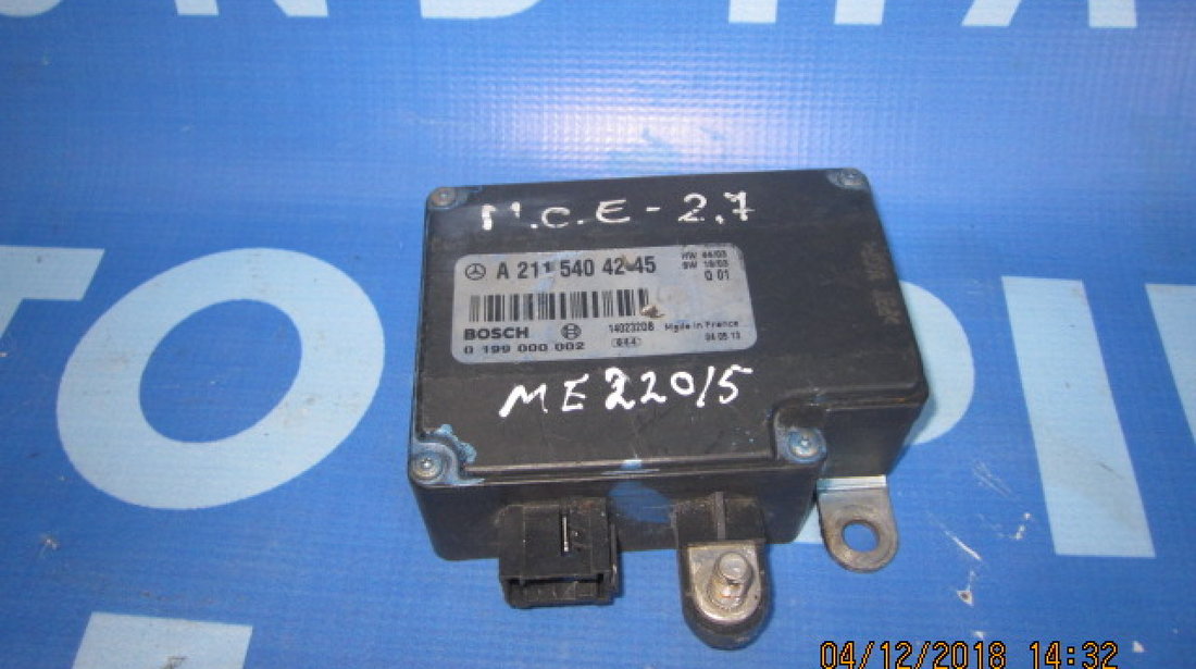 Modul control baterie Mercedes E220 W211; A2115404245