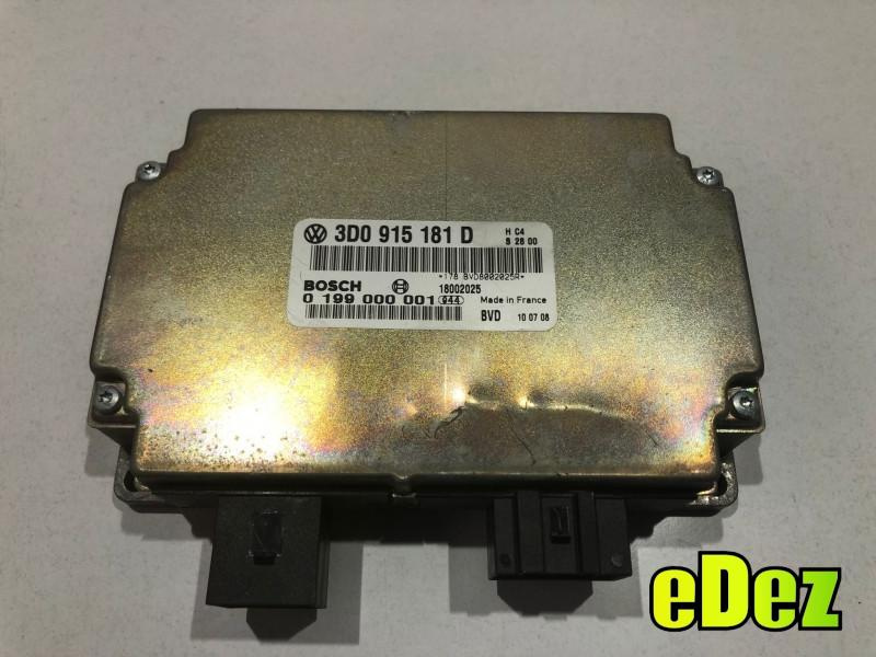 Modul control baterie Volkswagen Phaeton facelift (2008-2010) 3d0915181d