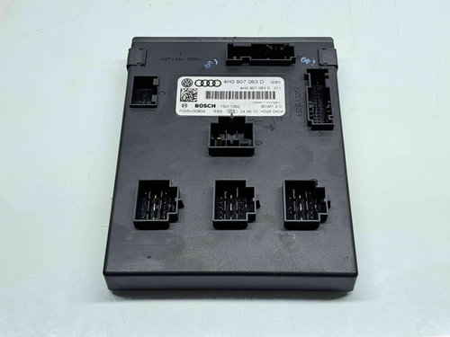 Modul control BCM Audi A8 (4H) [Fabr 2010-2017] 4H0907063D