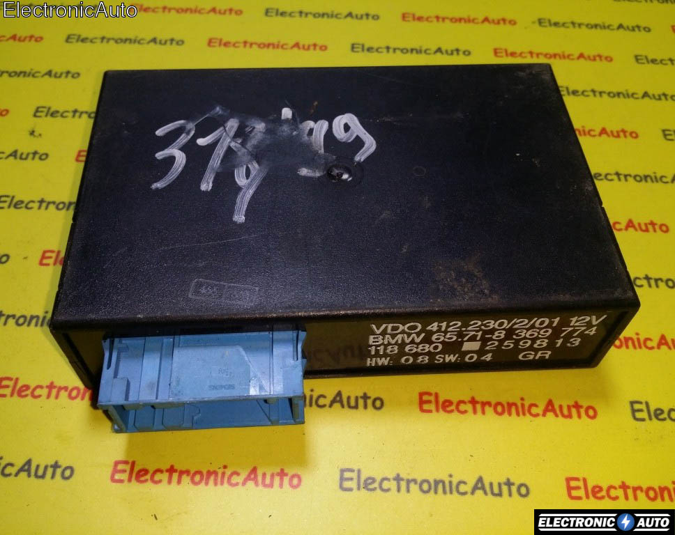 Modul CONTROL BMW 330 E46 65 71 8 369 774 / 65718369774 / 412 230 2 01 / 41223020165 71 8 369 774 / 65718369774 / 412 230 2 01 / 412230201