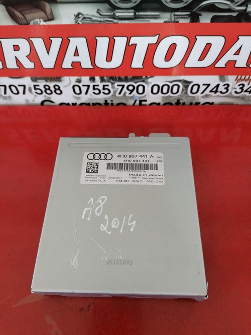 Modul control camera marsarier Audi A8 (2009-2017) [4H] D4 3.0 Motorina 2014, 4H0907441A / 4H0907441