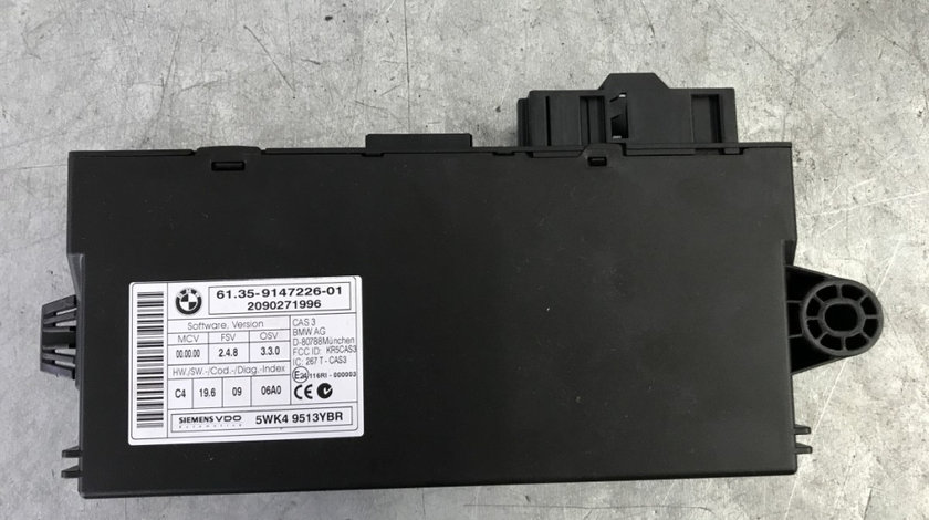 Modul control CAS BMW 320d E91 E90 Manual, 177cp sedan 2009 (9147226)