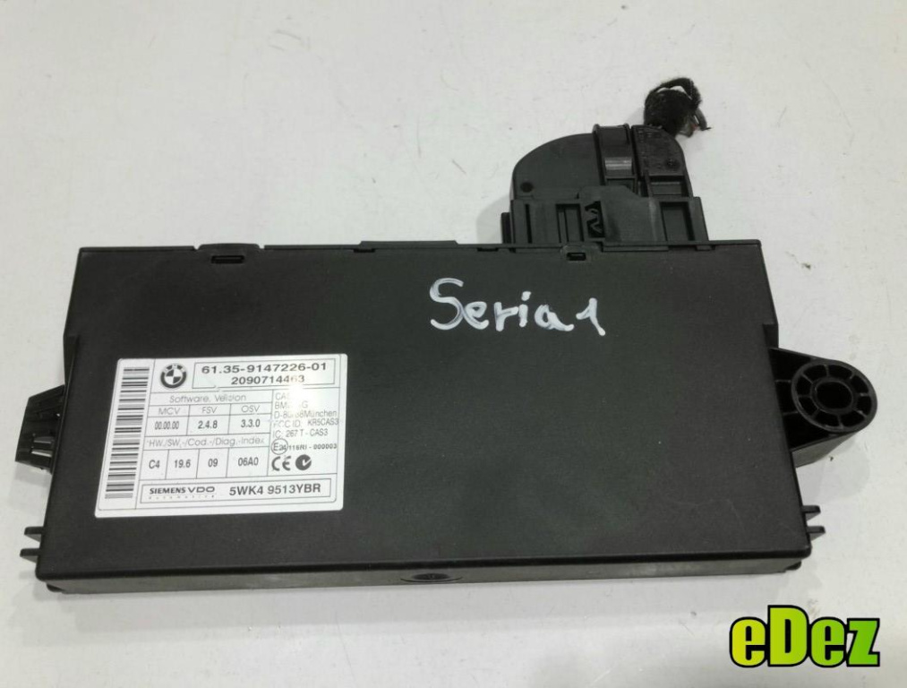 Modul control cas BMW Seria 1 (2004-2011) [E81, E87] 2.0 d n47d20a 9147226