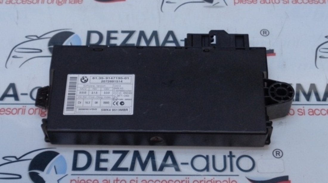 Modul control central, 6135-9147195-01, Bmw 3 (E90) 2.0 d