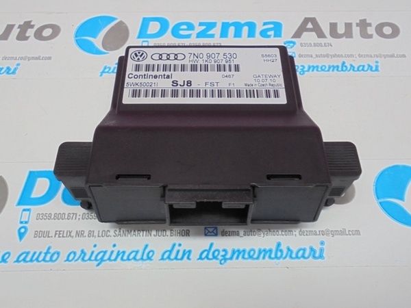 Modul control central 7N0907530, Skoda Octavia 2 Combi (1Z5) 2.0tdi (id:198974)