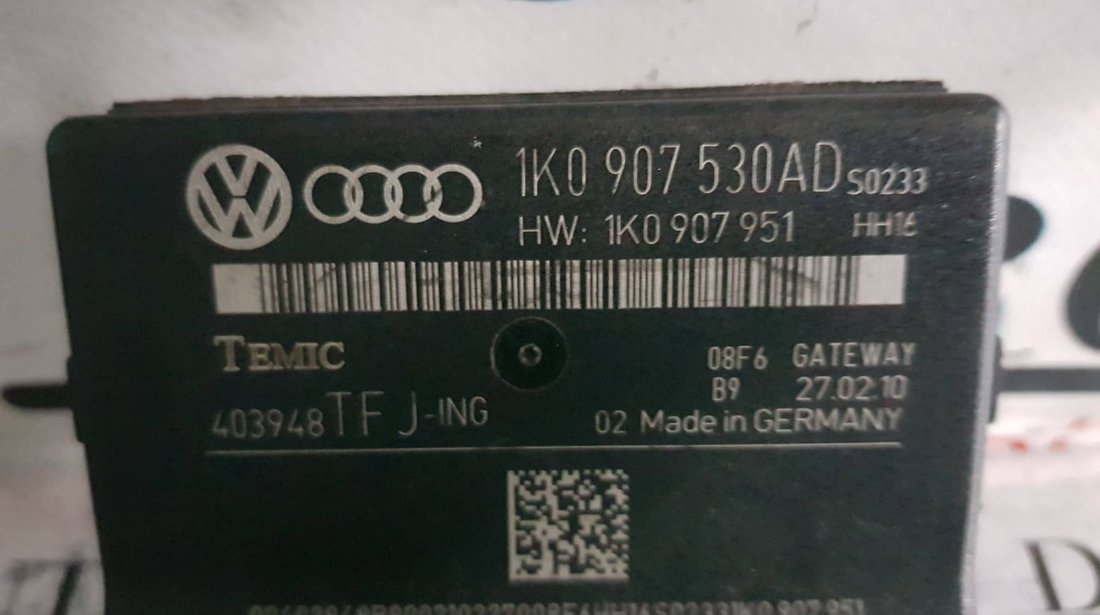 Modul control central Gateway Audi A3 1k0907530ad