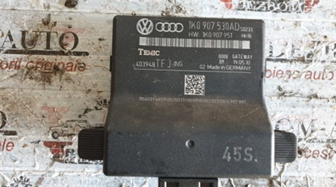 Modul control central Gateway Audi Q7 cod piesa: 1k0907530ad