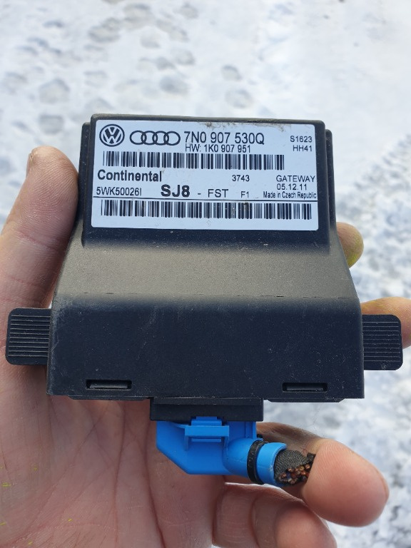 Modul Control Central Gateway cod 7N0907530Q, VW Passat Passat B7 CC