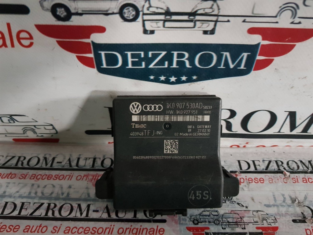 Modul control central Gateway Seat Toledo 1k0907530ad