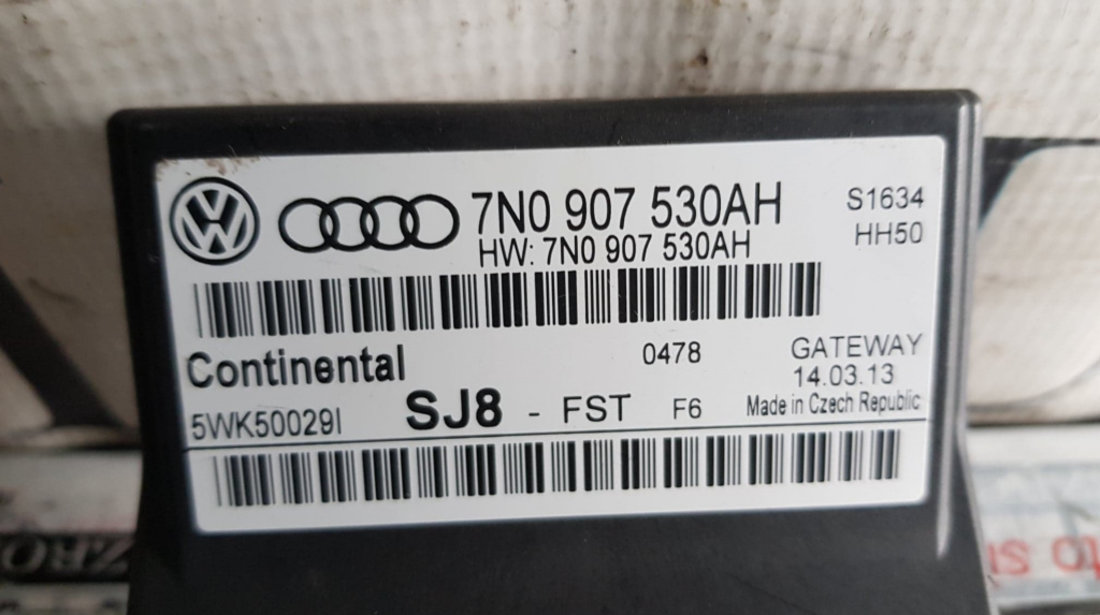 Modul control central / Gateway Skoda Octavia 2 Facelift cod piesa : 7N0907530AH