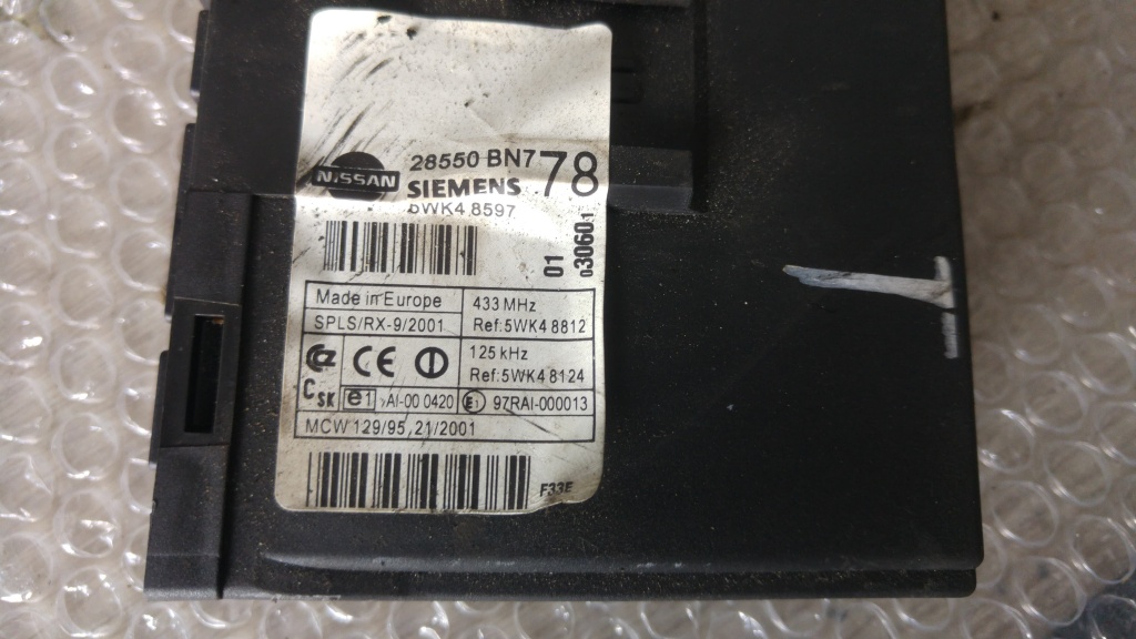 Modul control central nissan almera 2.2 dci 2003 28550bn778