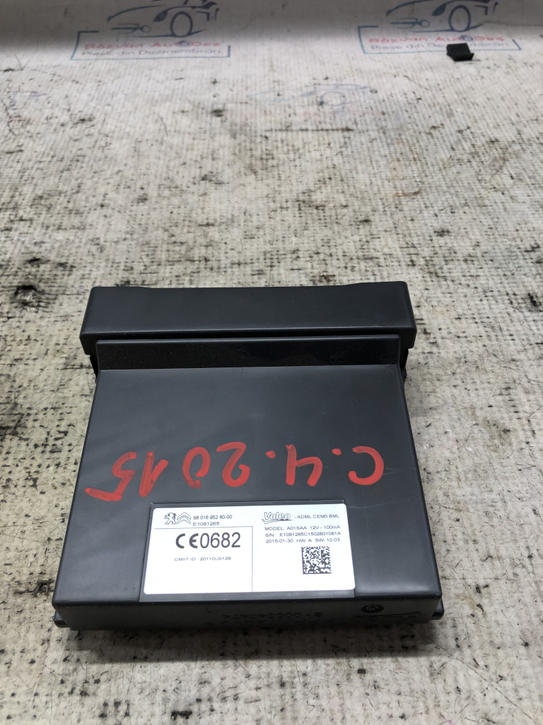 Modul Control Citroen C4 Grand Picasso 1.6 Motorina 2015, 9801695280
