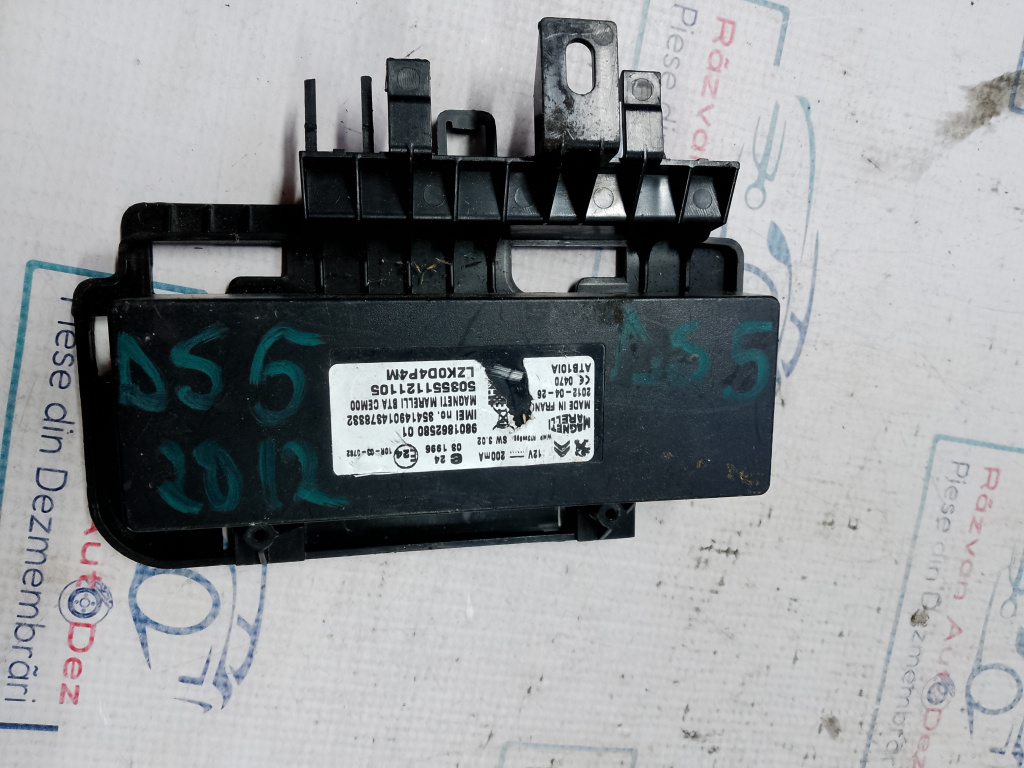 Modul Control Citroen DS5 2012, 980186258001