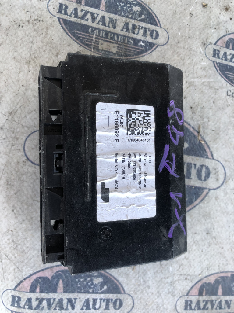 Modul control clima BMW F48, 684045101