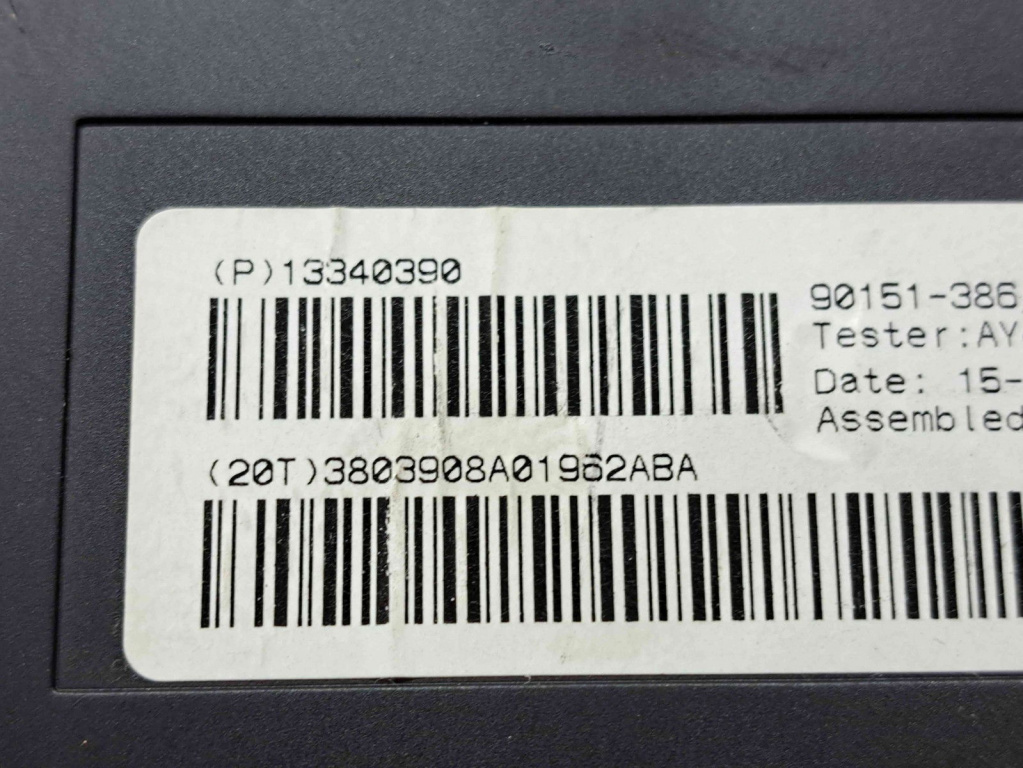 Modul control clima Opel Astra J [Fabr 2009-2015] 13340390