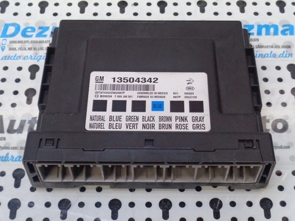 Modul control confort, GM13504342, Opel Insignia Combi, 2.0cdti