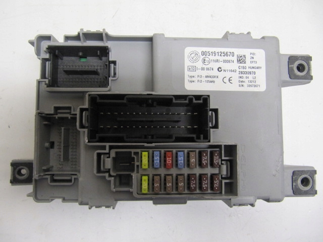 Modul CONTROL DELPHI FIAT 500 00519125670 / 2833097000519125670 / 28330970