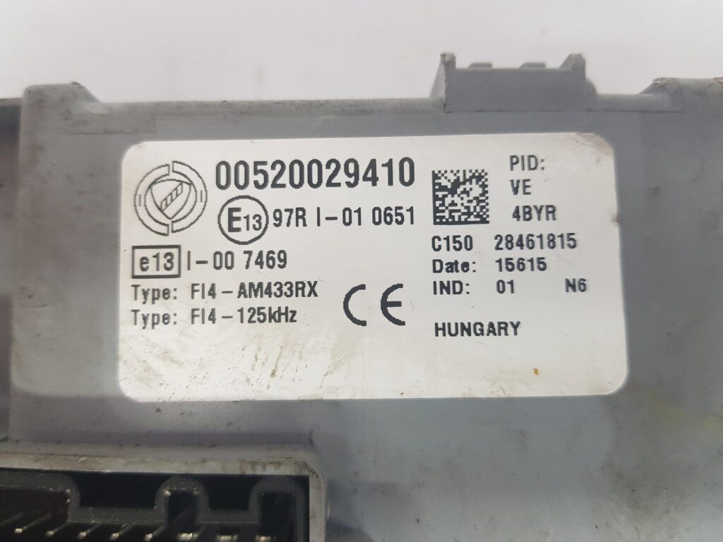 Modul CONTROL DELPHI FIAT 500 0052002941