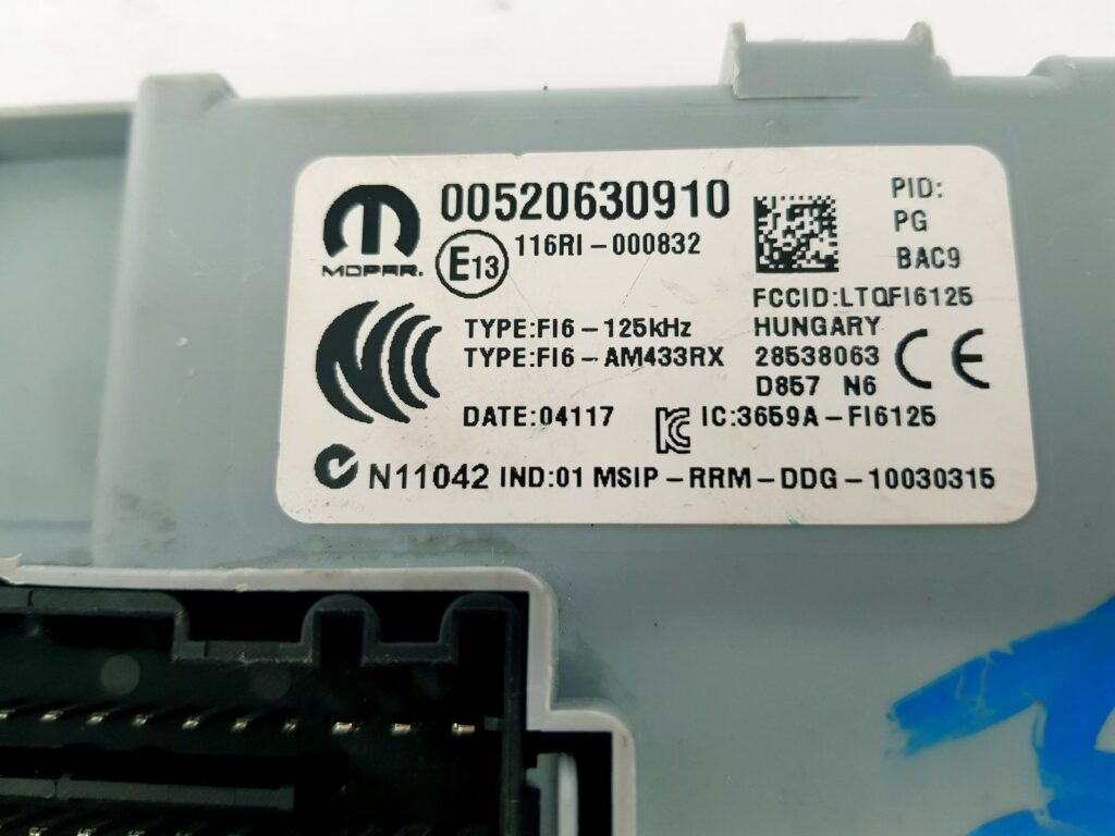 Modul CONTROL DELPHI FIAT 500 0052063091