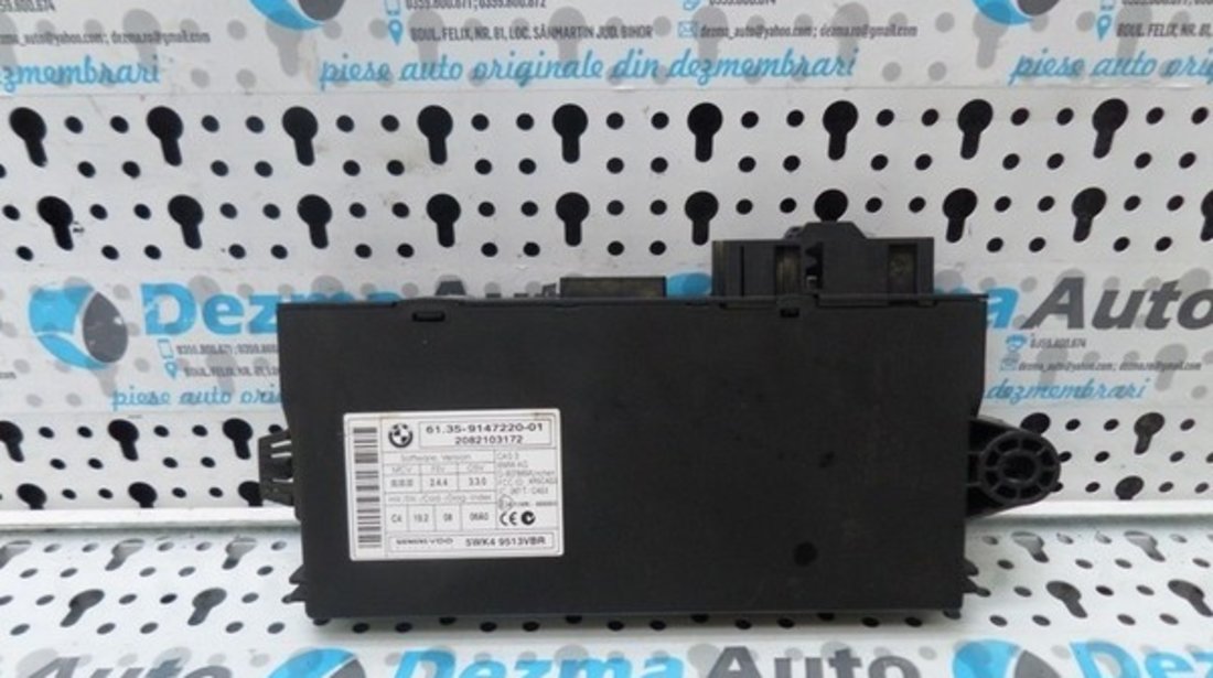 Modul control ecu, 6135-9147220, Bmw 1 (E81, E87) 2004-2010, (id.164267)