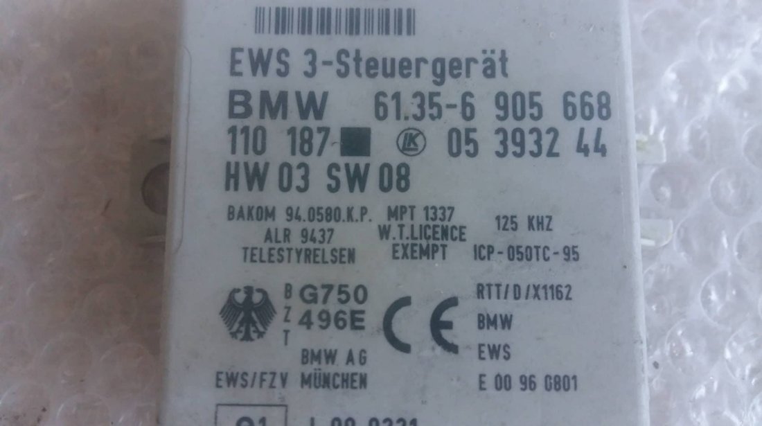 Modul control ecu bmw 320 d 05393244