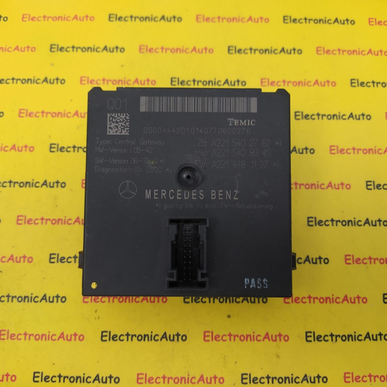 Modul Control Gateway Mercedes-Benz S-Class, A2215402762