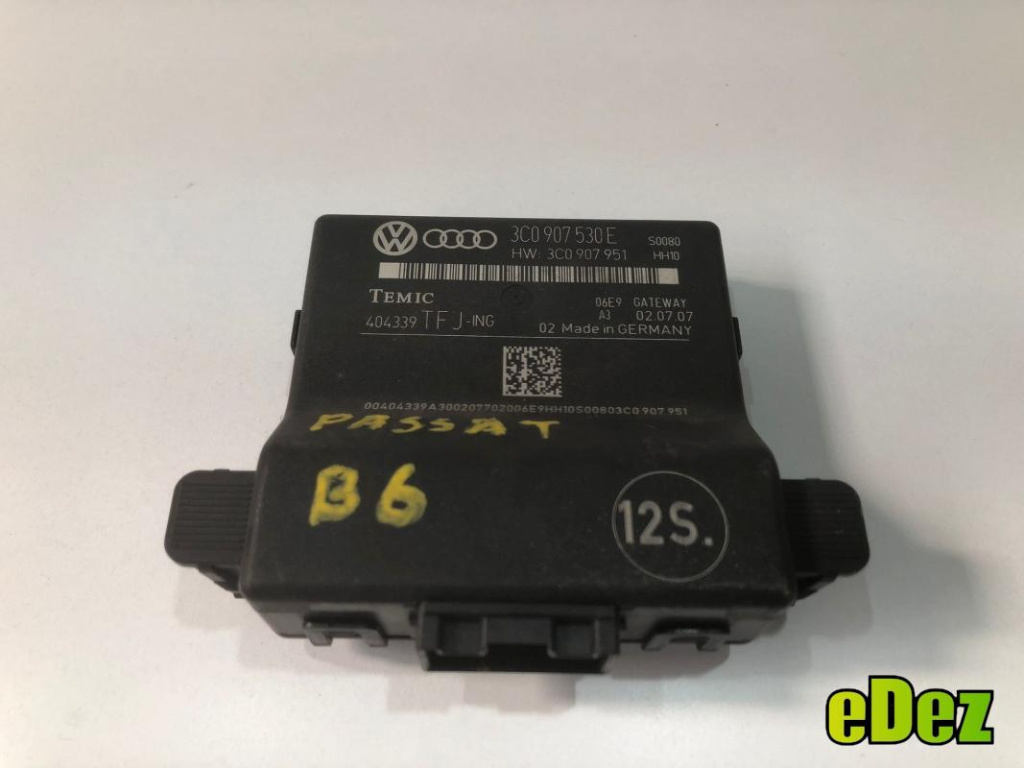 Modul control gateway Volkswagen Passat B6 3C (2005-2010) 3c0907530e