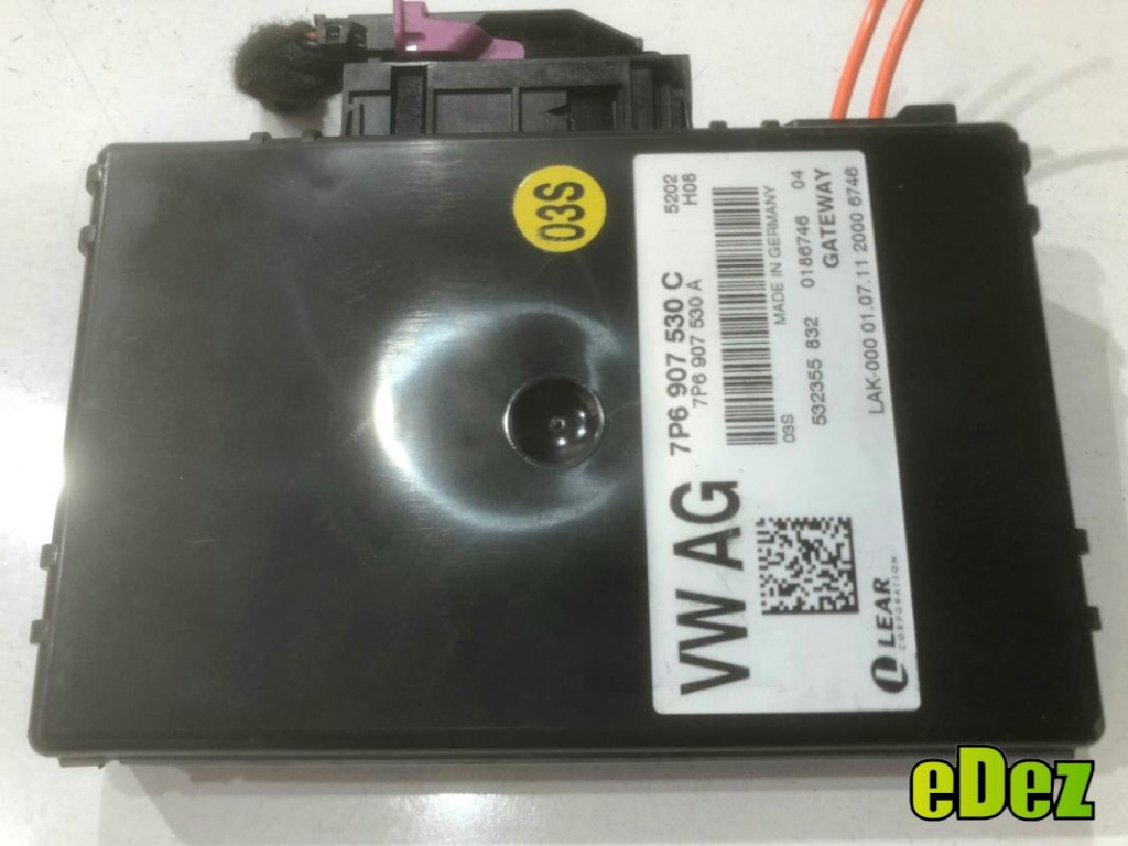 Modul control gateway Volkswagen Touareg 2 (2010-2015) [7P] 3.0 tdi CRCA 245 cp 7P6907530C