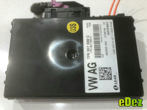 Modul control gateway Volkswagen Touareg 2 (2010-2015) [7P] 3.0 tdi CRCA 245 cp 7P6907530C
