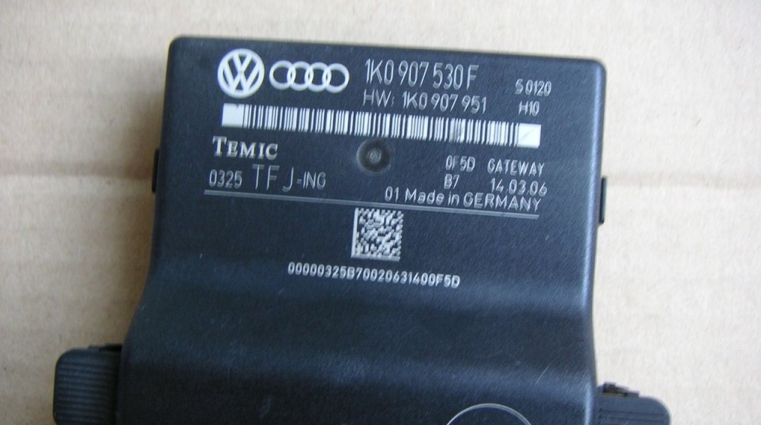Modul control Gateway VW Golf 5 Plus, GTI, Skoda Octavia 2 cod 1K0907530F