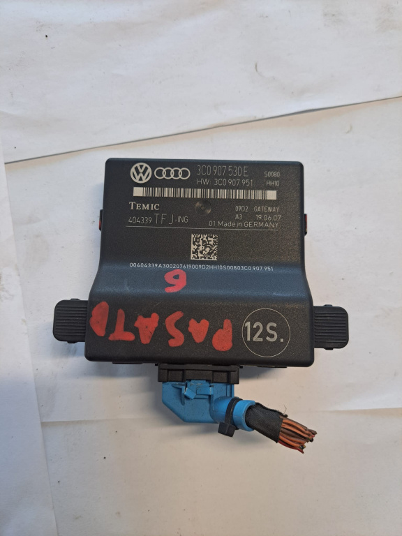 Modul Control Gateway VW Passat B6 - COD 3C0907530E