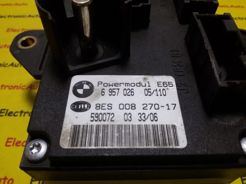 Modul CONTROL HELLA BMW E65 6957026 / 8ES008270 17 / 8ES008270176957026 / 8ES008270 17 / 8ES00827017