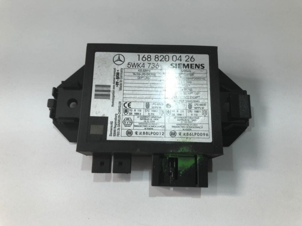 Modul control imobilizator a1688200426 Mercedes-Benz A-Class W168 [1997 - 2001]