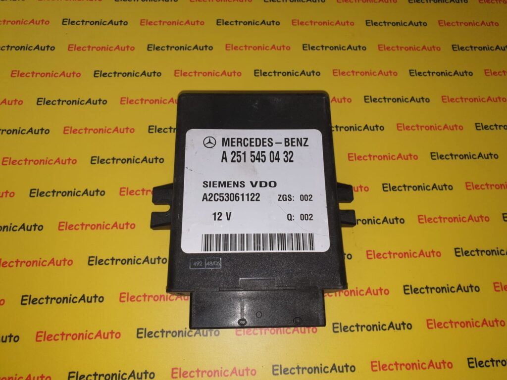 Modul Control Inaltime Suspensie Mercedes E-Class A2515450432