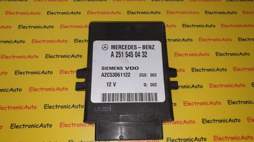 Modul Control Inaltime Suspensie Mercedes E-Class A2515450432