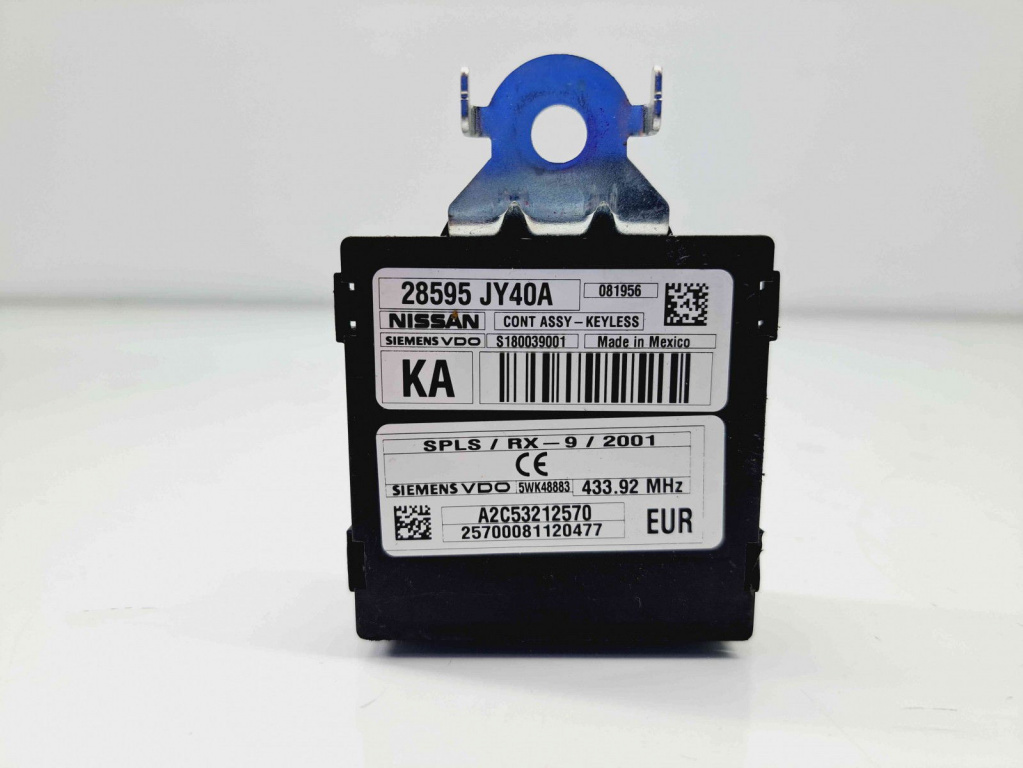 Modul control Keyless Entry Renault Koleos 1 SUV [Fabr 2008-2015] 28595-JY40A