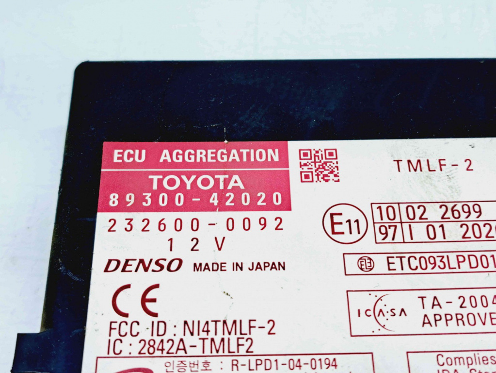 Modul control Keyless Entry Toyota Rav 4 III (ACA3, ACE, ALA3, GSA3, ZSA3) [Fabr 2005-2013] 232600-0092 89300-42020