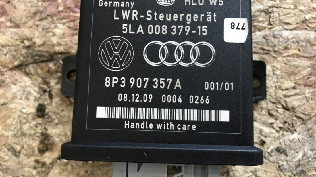Modul control lumini Audi A3 Sportback 1.6 TDI Manual, 105cp sedan 2010 (8P3907357A)