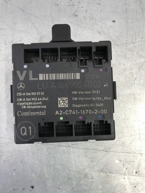 Modul control lumini MB B200 CDI W246 7 G-tronic Sport sedan 2015 (A1669004002)